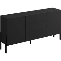 Μπουφές Plum 2D3D-Μαύρο
