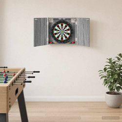Ντουλάπα Πινάκων Βελών Γκρι Sonoma 56 x 12 x 53,5 εκ