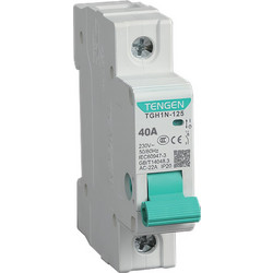 Κεντρικός Διακόπτης 1P 40A 6kA 25mm max TENGEN 09-00300