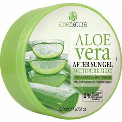 Aloe Natura Aloe After Sun Gel Σώματος 200ml