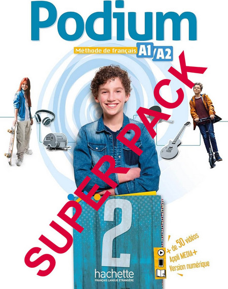 PODIUM 2 SUPER PACK (LIVRE + CAHIER + LEXIQUE + CADEAU SURPRISE)