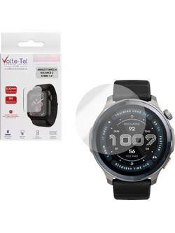 Volte-Tel Tempered Glass Amazfit Watch Balance 2 47MM 1.5in 9H 0.30mm 2.5D Full Glue Full COVER