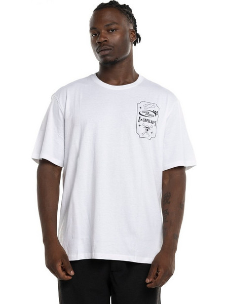 Capslab One Piece Ανδρικό T-Shirt - Λευκό