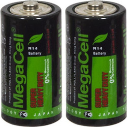 Μπαταριες Μεσαιες C* Megacell Mc-R14-2S