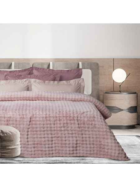 Das Home Κουβερτα Bubble Fleece 240Χ260 1372 Dusty Lilac Dusty Lilac