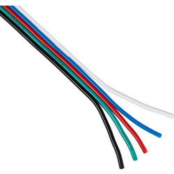 GloboStar Εύκαμπτο Πλακέ Καλώδιο 1m Rgbw 5 x 0.75mm - (70737)