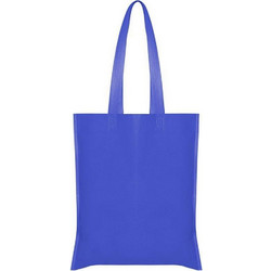 Τσάντα non woven μακρύ χερούλι σκ. μπλε Υ40x36εκ