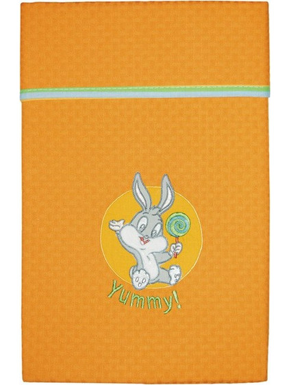 Baby Looney Tunes Des 24 Κουβέρτα Κούνιας Πικέ Orange 100x140cm