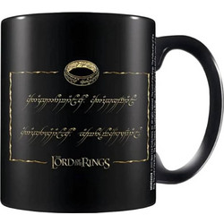The Lord Of The Rings - Black Pod Mug One Ring 315ml