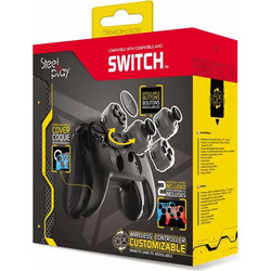 Steelplay Customizable Wireless Controller PC & Switch Black