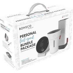 BONECO Personal FeelGood Πακέτο Ευεξίας 3in1 Προσωπικός Ανεμιστήρας F50, Ιονιστής P50 & Υγραντήρας U50