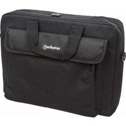 Manhattan London Τσάντα Laptop Ώμου 15.6" Black