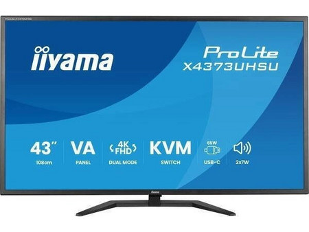 iiyama X4373UHSU-B2 VA HDR Monitor 42.5" 3840x2160 4K UHD 60Hz 3ms