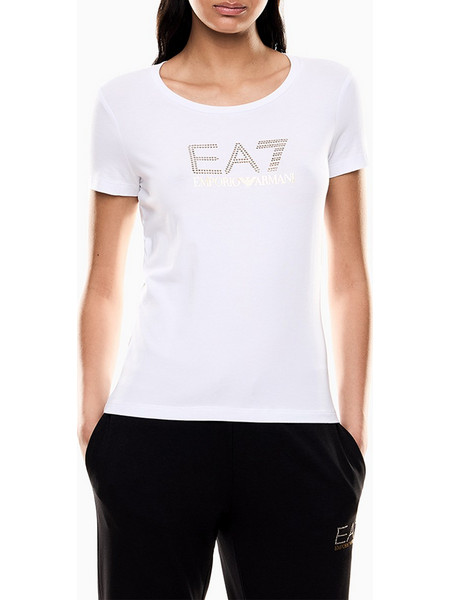 EA7 T-SHIRT 8NTT67TJDQZ-1100 White