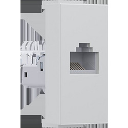 MODYS ΠΡΙΖΑ ΔΙΚΤΥΟΥ ΙΒΟΥΑΡ RJ45 CAT.5E IP20 ΧΩΡΙΣ ΘΩΡΑΚΙΣΗ / 10101312229