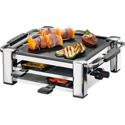 Rommelsbacher RCC1000 Ηλεκτρική Ψησταριά Raclette 1000W με Ρυθμιζόμενο Θερμοστάτη 22.5x22.5cm
