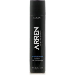 Farcom Arren Ultra Hold Fixing Λακ Μαλλιών Πολύ Δυνατό Κράτημα 300ml