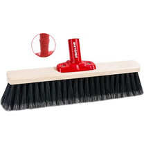 PROLINE PROLINE ξύλινη σκούπα 14303 με συνθετική τρίχα 8cm, click system, 30cm