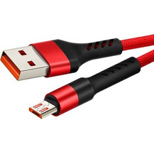 CABLETIME CABLETIME καλώδιο micro USB σε USB CT-C165-P05, 2.4A, 480Mbps, 1m, κόκκινο