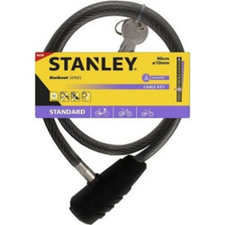 Stanley Αντικλεπτικό Συρματόσχοινο Ποδηλάτου με 3 Κλειδιά 10x900mm - S741-155