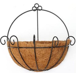 Κρεμαστό Κασπώ Φυτών από Κοκοφοίνικα 28x18x25cm Kmt Style 2904223