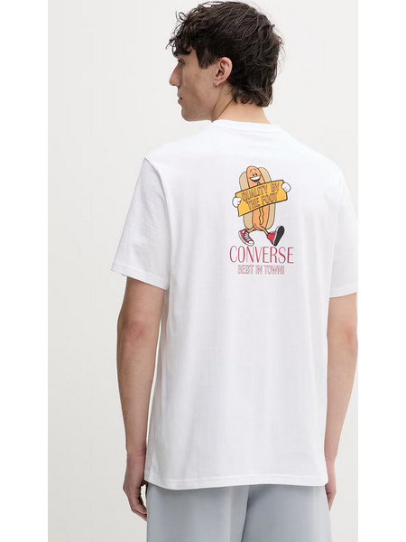 Converse Hotdog dude T-Shirt White CVM6T095-100