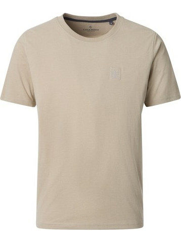 T-SHIRT K/M CASA MODA ΜΟΝΟΧΡΩΜΟ - ΛΑΔΙ