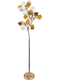 ARlight FLC 781-7 Δαπεδου 7/Φ Κυβακια Λευκα Και Χρυσα 7xε14 0174025
