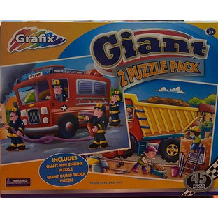Παιδικό Puzzle Grafix Dump Truck 2x45 Κομμάτια