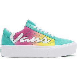 Vans Old Skool Platform Γυναικεία Sneakers Flatforms Πολύχρωμα VN0A5KRGB68