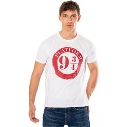 Harry Potter T-Shirt Platform 9 3/4 Raised Print Size S