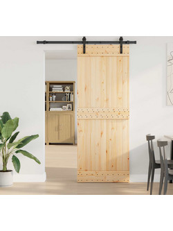 vidaXL Πόρτα Εσωτερική Συρόμενη Ξύλινη 80x210cm 3445252