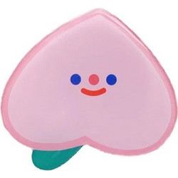Phone Holder Με Σχέδιο Cartoon Shape Airbag Epoxy Lazy Telescopic Phone Hold Pink Peach