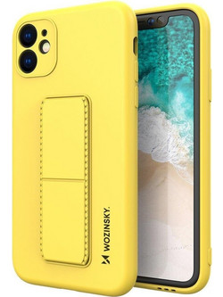 Wozinsky Kickstand Case Back Cover Yellow (iPhone 12 mini)