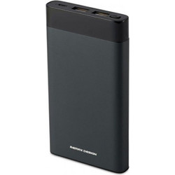 Remax Renor Rpp-120 Power Bank 10000mAh με 2 Θύρες USB-A & Θύρα USB-C Grey
