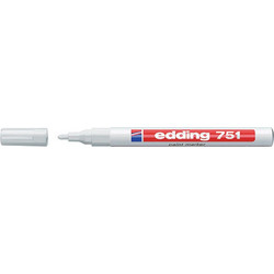 Edding 751 Ανεξίτηλος Μαρκαδόρος Λευκός 2mm 4-751049