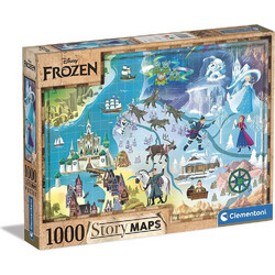 Puzzle Clementoni Disney Maps Frozen 1000 Κομμάτια
