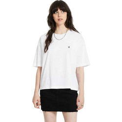 VOLCOM W FA26 STONE BLANKS UP T-SHIRT - B3512616-WHT WHITE
