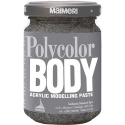 Πάστα ζωγραφικής MAIMERI Polycolor Body 140ml ασημί 804 silver