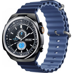 Devia Sport6 Deluxe Λουράκι Σιλικόνης Blue / Light Blue (Apple Watch 42 / 44 / 45 / 49mm)