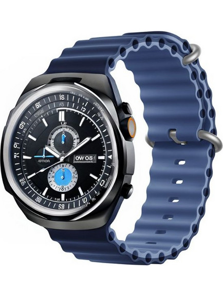 Devia Sport6 Deluxe Λουράκι Σιλικόνης Blue / Light Blue (Apple Watch 42 / 44 / 45 / 49mm)
