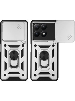 Sonique Ring Armor CamPro Θήκη για Xiaomi 15T 5G Silver
