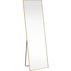 Καθρέπτης Moira αλουμίνιο χρυσό 50x28x160εκ