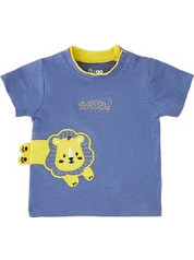 iDO ΒΡΕΦΙΚΟ ΒΑΜΒΑΚΕΡΟ ΜΠΛΕ ΚΟΝΤΟΜΑΝΙΚΟ T-SHIRT ΑΓΟΡΙ (8056044562488)