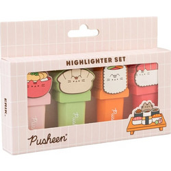Σετ Μαρκαδόροι Highlighter Pusheen (x4)