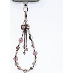 Crong Phone Charm - Lanyard Phone Pendant (Silver Bow) - (CRGPHCH22)