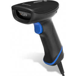 Barcode Scanner Χειρός Newland HR23 (NLS-HR2300-SA) - 1D/2D/QR - Ενσύρματο, USB - Με βάση στήριξης - Μαύρο NLS-HR2300-SA