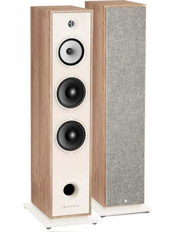 Triangle Borea BR10 Ζεύγος Ηχείων Hi-Fi Δαπέδου 3 Δρόμων Light Oak