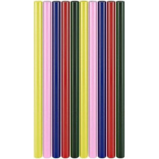 GOOBAY ράβδοι σιλικόνης 77856, Φ11mm x 200mm, διάφορα χρώματα, 10τμχ