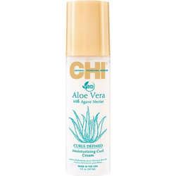 Chi Aloe Vera Curls Defined Control Gel Κρέμα Φορμαρίσματος Μαλλιών για Λάμψη 147ml
